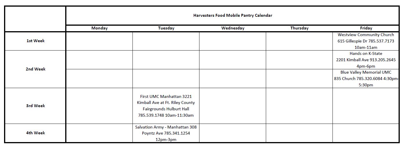 Food Westview Community Church